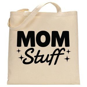 Mom Stuff Funny Canvas Tote Bag New Mommy Gifts Everyday Bags Tote O_O